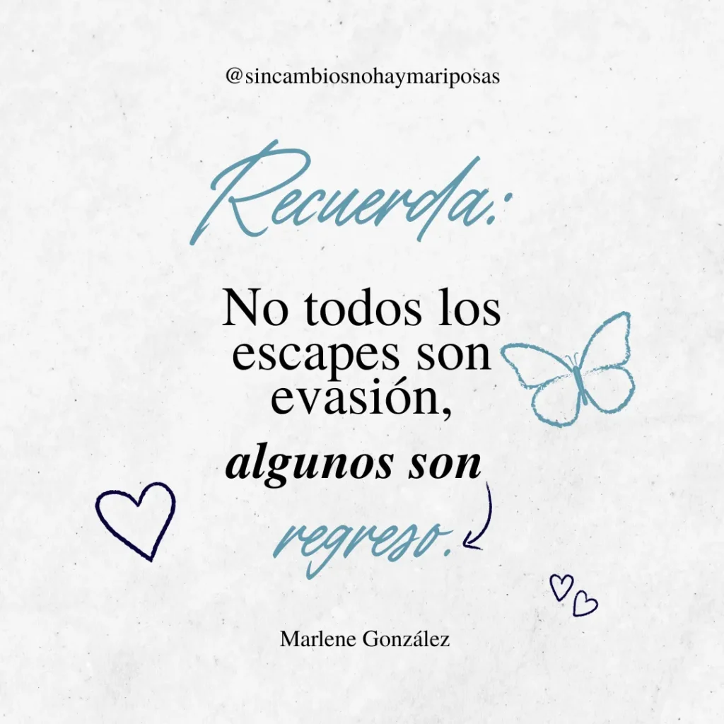 SCNHM-A veces, escapar es volver